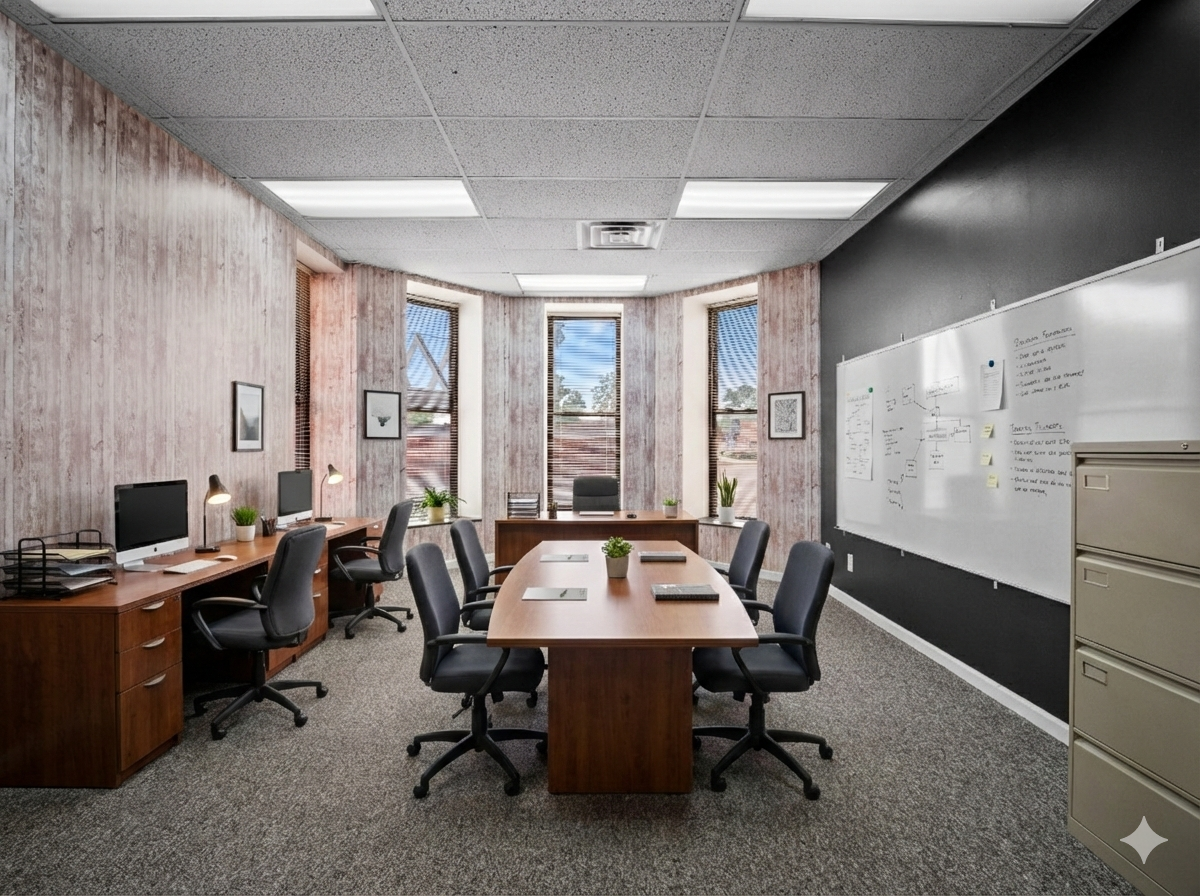 Suite 204 furnished office visualization
